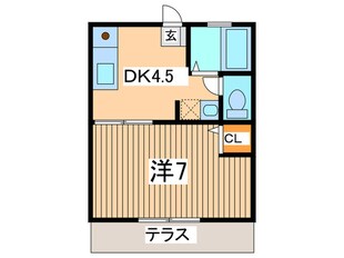 トクゼムハイツの物件間取画像